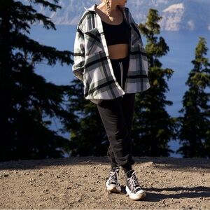 Plaid flannel jacket